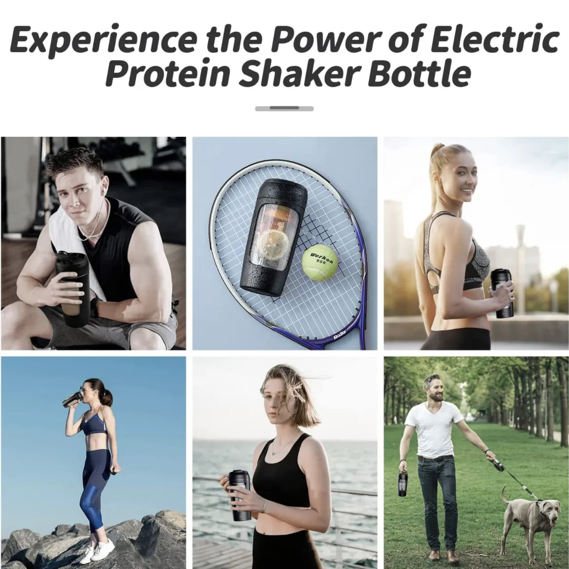 Protein Shaker Automatic Stirring Bottle