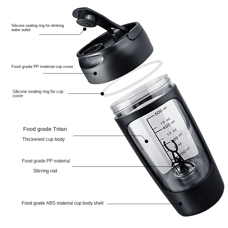 Protein Shaker Automatic Stirring Bottle