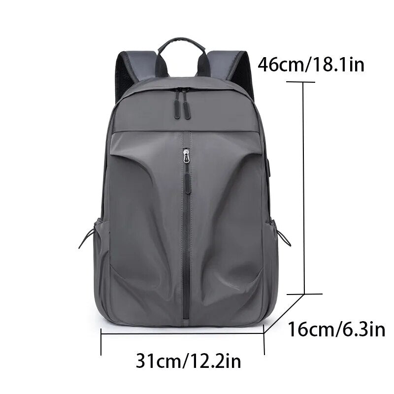 Unisex Universal Versatile Solid Color Backpack