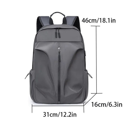 Unisex Universal Versatile Solid Color Backpack